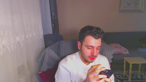 Snapshot of 2handsomeman chatting on December 28, 1:50 am Berk online show from December 28, 1:50 am