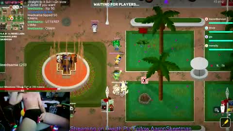 Snapshot of aaronskeetman chatting on October 17, 5:11 am Aaron Skeetman online show from October 17, 5:11 am
