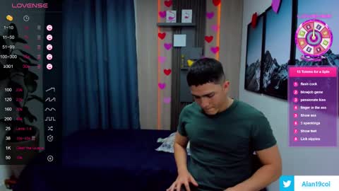 Snapshot of alan_nd_kevin chatting on February 25, 11:11 pm Alan Kevin can we reach 100 thumbs up please guys online show from February 25, 11:11 pm