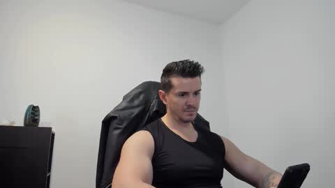 Snapshot of alphagodleatherking92 chatting on October 12, 1:27 pm LeatherMaster online show from October 12, 1:27 pm