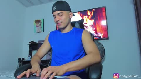 Snapshot of andy_walker_ chatting on February 7, 8:10 pm Andres online show from February 7, 8:10 pm