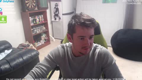 Snapshot of bigjohnny550 chatting on January 18, 10:49 pm Johnny D Good online show from January 18, 10:49 pm