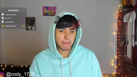 Snapshot of cody_evanss chatting on February 28, 3:26 pm cody online show from February 28, 3:26 pm