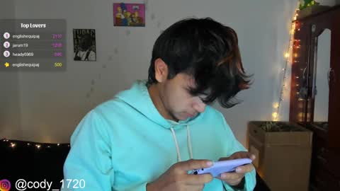 Snapshot of cody_evanss chatting on March 12, 1:58 am cody online show from March 12, 1:58 am