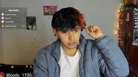 Snapshot of cody_evanss chatting on February 22, 3:32 pm cody online show from February 22, 3:32 pm
