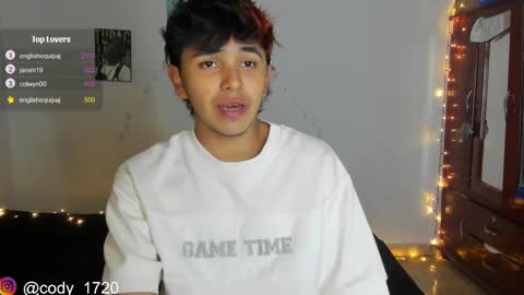 Snapshot of cody_evanss chatting on February 12, 2:14 am cody online show from February 12, 2:14 am