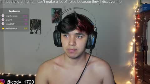 Snapshot of cody_evanss chatting on January 14, 4:47 am cody online show from January 14, 4:47 am