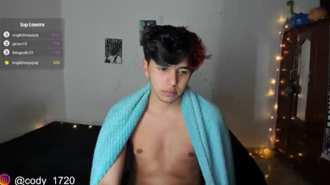 Snapshot of cody_evanss chatting on January 12, 12:28 am cody online show from January 12, 12:28 am