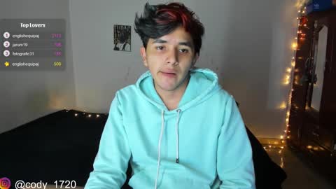 Snapshot of cody_evanss chatting on January 12, 11:04 pm cody online show from January 12, 11:04 pm