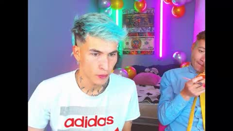 SANTI  AND JORDAN online show from October 19, 10:24 pm