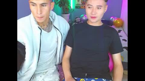 SANTI  AND JORDAN online show from October 15, 11:56 pm