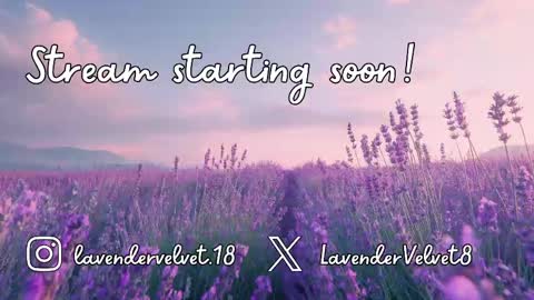 Lavender online show from April 2, 2:14 pm