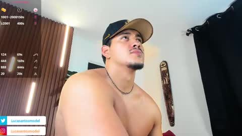 LUCA SANTOS online show from April 11, 7:45 am