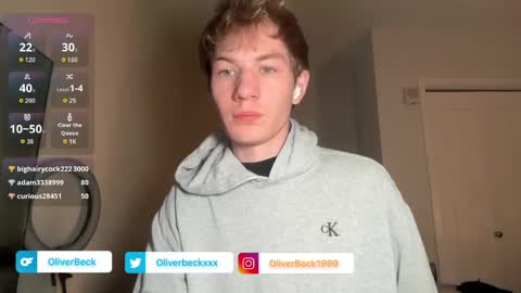 Oliver Beck online show from April 21, 2:37 am