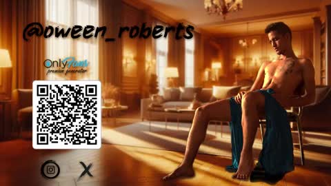 Snapshot of oween_roberts chatting on February 9, 2:07 pm Oween online show from February 9, 2:07 pm