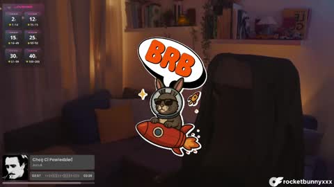 Rocket Bunny online show from April 24, 11:18 pm