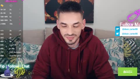 Dean Carter online show from April 9, 10:05 pm