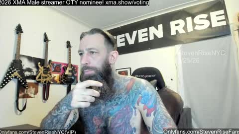 StevenRiseNYC online show from April 25, 12:30 pm