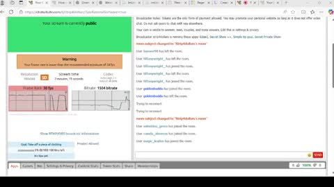 Snapshot of strip4dollars chatting on January 6, 3:40 pm Keen for fun online show from January 6, 3:40 pm