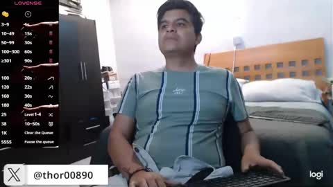Snapshot of thor0200 chatting on September 22, 2:55 am thor0200 online show from September 22, 2:55 am