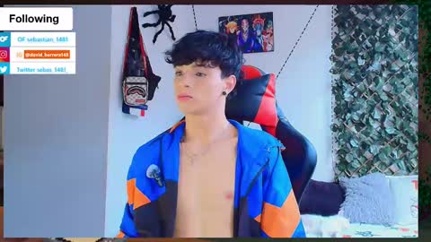 Snapshot of twink_sebas_ chatting on March 5, 5:39 pm Bad boy sebastian online show from March 5, 5:39 pm