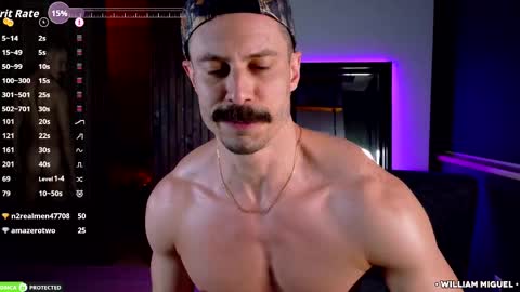 William Miguel online show from April 24, 1:52 am