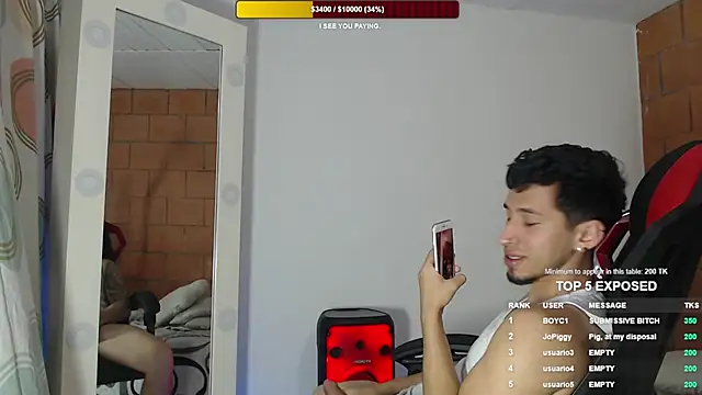 stevenSEX123 online show from April 24, 2:14 am