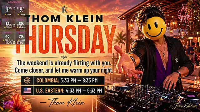 thomklein online show from June 11, 8:40 pm