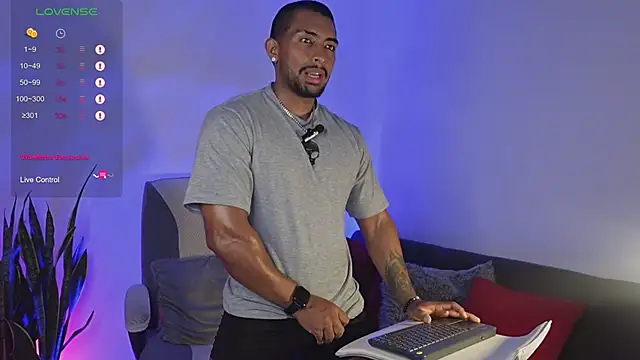 Couple muscle1 online show from April 21, 8:59 pm