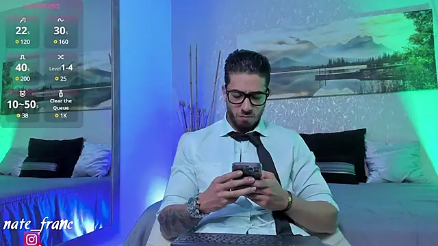 Snapshot of Nate_franco chatting on February 6, 4:42 am Nate franco online show from February 6, 4:42 am
