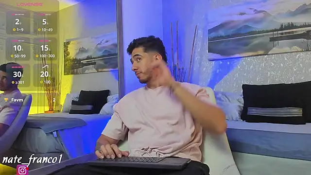 Snapshot of Nate_franco chatting on February 10, 7:47 am Nate franco online show from February 10, 7:47 am