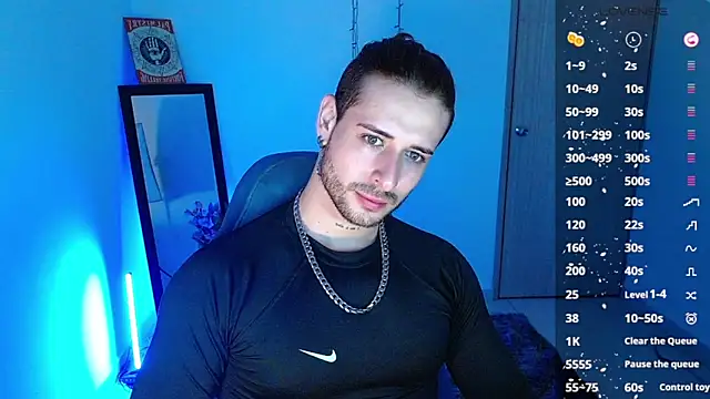 Snapshot of Ares_blue chatting on February 3, 10:47 am Ares blue online show from February 3, 10:47 am