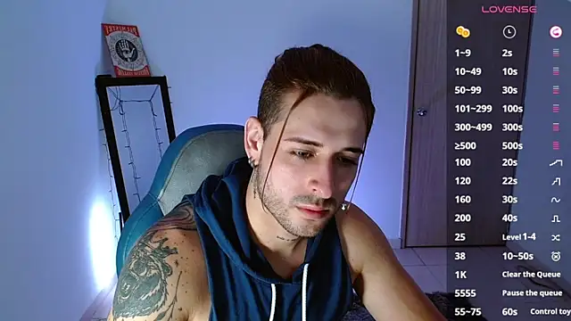 Snapshot of Ares_blue chatting on March 6, 12:19 pm Ares blue online show from March 6, 12:19 pm