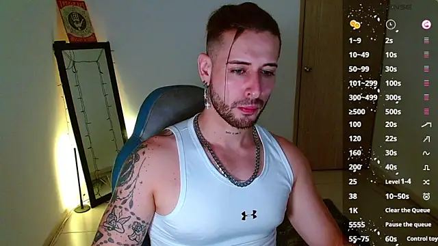 Snapshot of Ares_blue chatting on February 11, 11:10 am Ares blue online show from February 11, 11:10 am