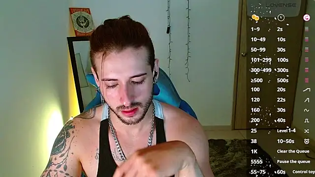 Snapshot of Ares_blue chatting on February 8, 12:06 pm Ares blue online show from February 8, 12:06 pm