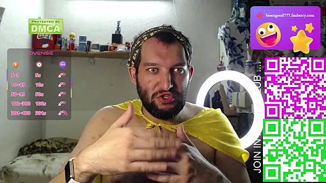 Snapshot of BISEXGOOD777 chatting on October 11, 8:57 pm BISEXGOOD777 online show from October 11, 8:57 pm