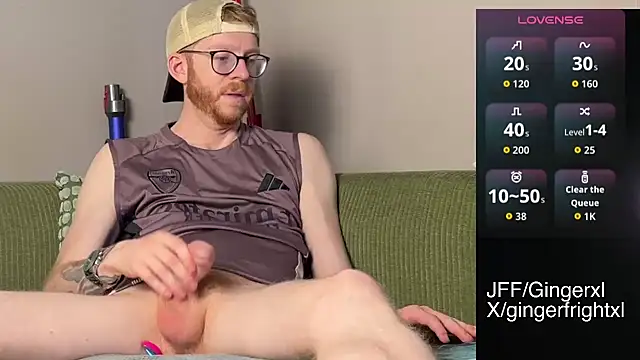 Gingerxl8 online show from June 18, 12:12 am