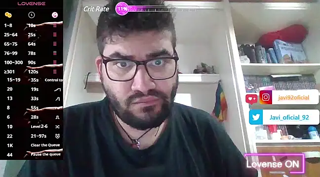 Snapshot of Javi_92 chatting on January 8, 6:52 pm Javi 92 online show from January 8, 6:52 pm