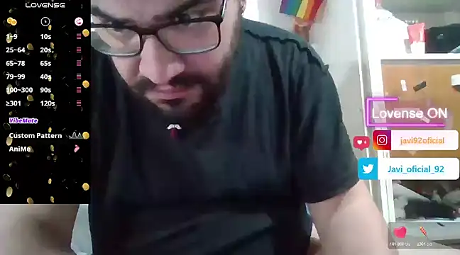 Snapshot of Javi_92 chatting on January 17, 8:04 pm Javi 92 online show from January 17, 8:04 pm