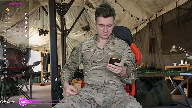 Snapshot of hornystripman97 chatting on February 19, 3:39 am hornystripman97 online show from February 19, 3:39 am